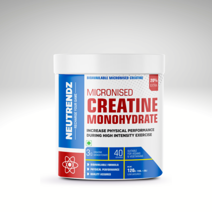 Micronised creatine monohydrate 120g Unflavoured