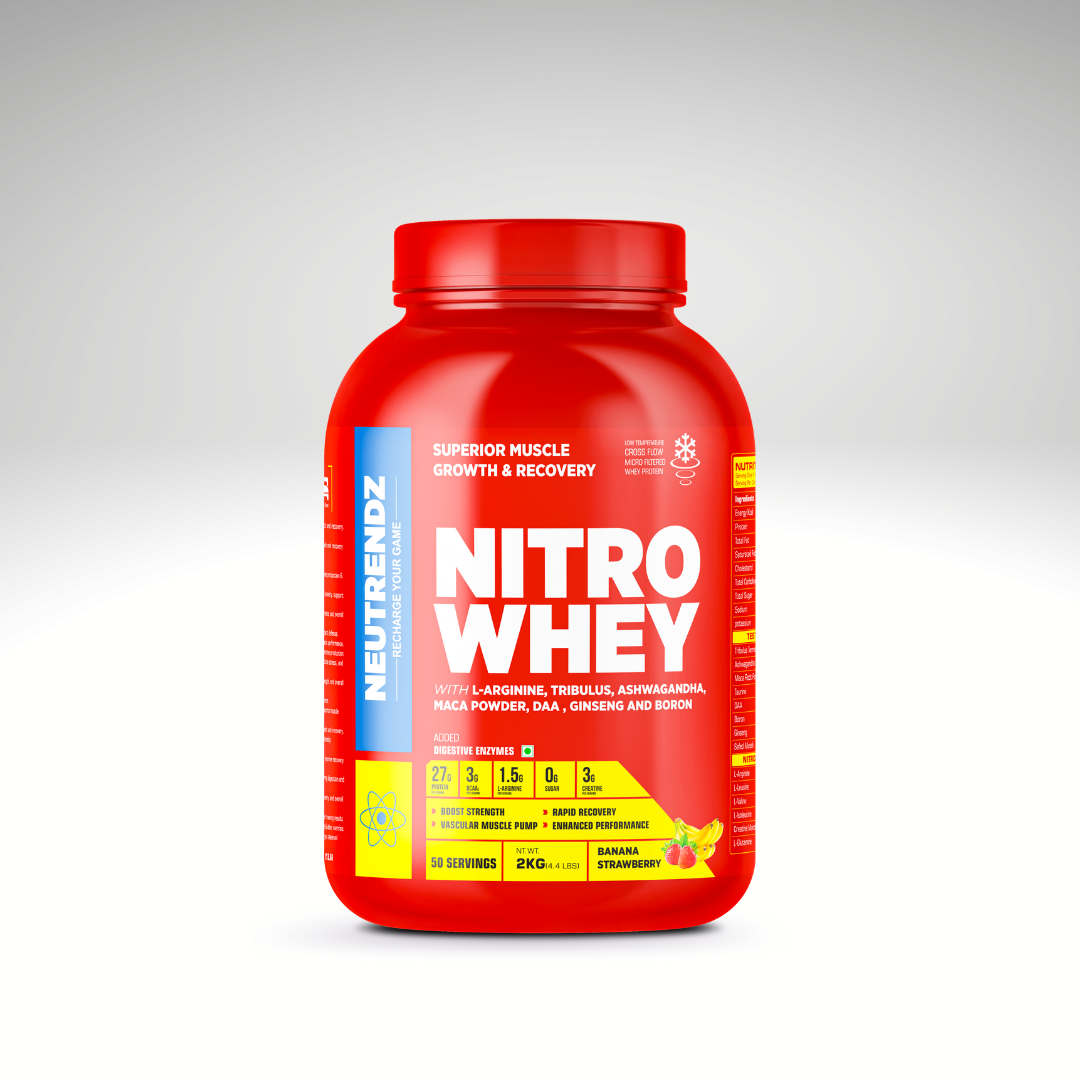 Blue and Grey Modern Gym Instagram Post (16) NEUTRENDZ NITRO WHEY ( BANANA STRAWBERRY 2KG ) - Image 1