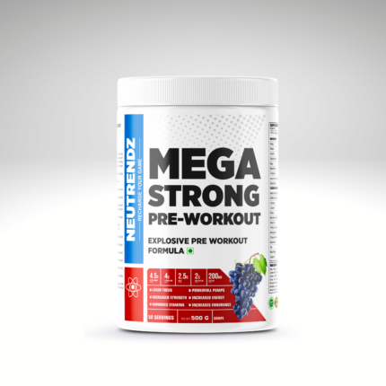 MEGA STRONG PRE WORKOUT 500gm Grape
