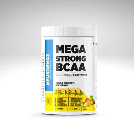 MEGA STRONG BCAA 500gm  Fruit Fusion