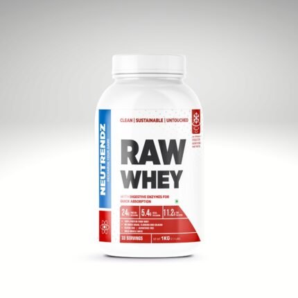 RAW WHEY 26G Protein Unflavoured 1kg