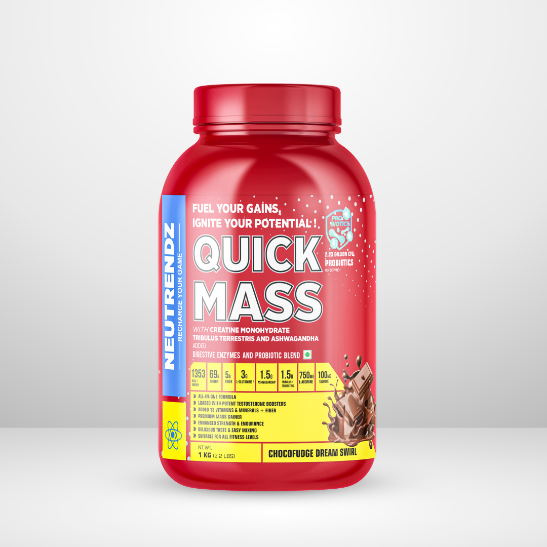 1 NEUTRENDZ QUICK MASS 1KG CHOCOFUDGE DREAM SWIRL - Image 1