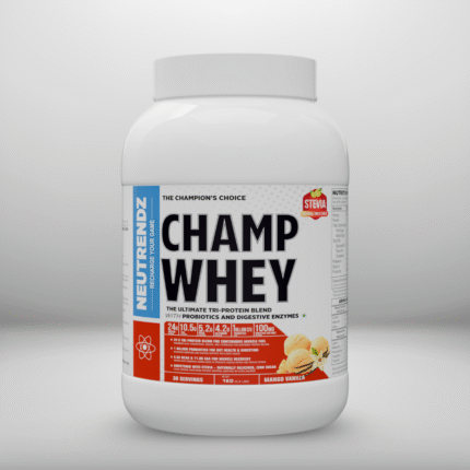 NEUTRENDZ CHAMP WHEY – PREMIUM TRI-PROTEIN BLEND MANGO VANILLA 1KG