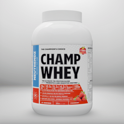 NEUTRENDZ CHAMP WHEY – PREMIUM TRI-PROTEIN BLEND STRAWBEERY 2KG