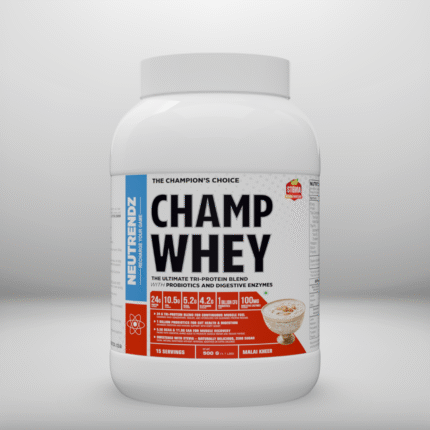 NEUTRENDZ CHAMP WHEY – PREMIUM TRI-PROTEIN BLEND MALAI KHEER 500G
