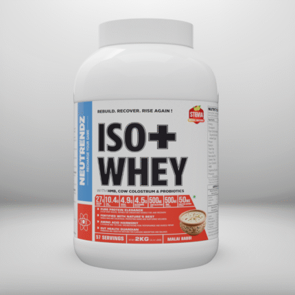 NEUTRENDZ ISO+ WHEY ISOLATED PROTEIN POWDER 2KG MALAI RABDI